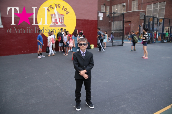 Первый день в учебном году. Школа PS/IS 104 Форт Хамилтон, Бей Ридж, Бруклин, Нью-Йорк